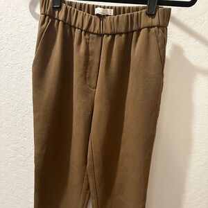 Oak + Fort Tan Trousers; Size S